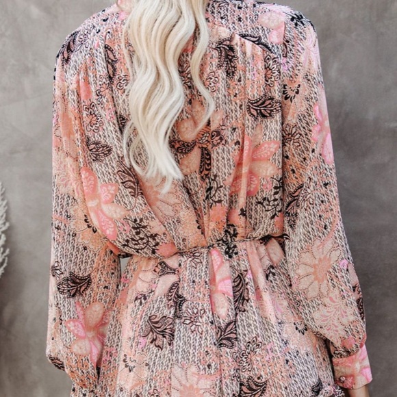 Dancing  QUEEN PRINTED METALLIC BUTTON DOWN DRESS - Picture 2 of 8